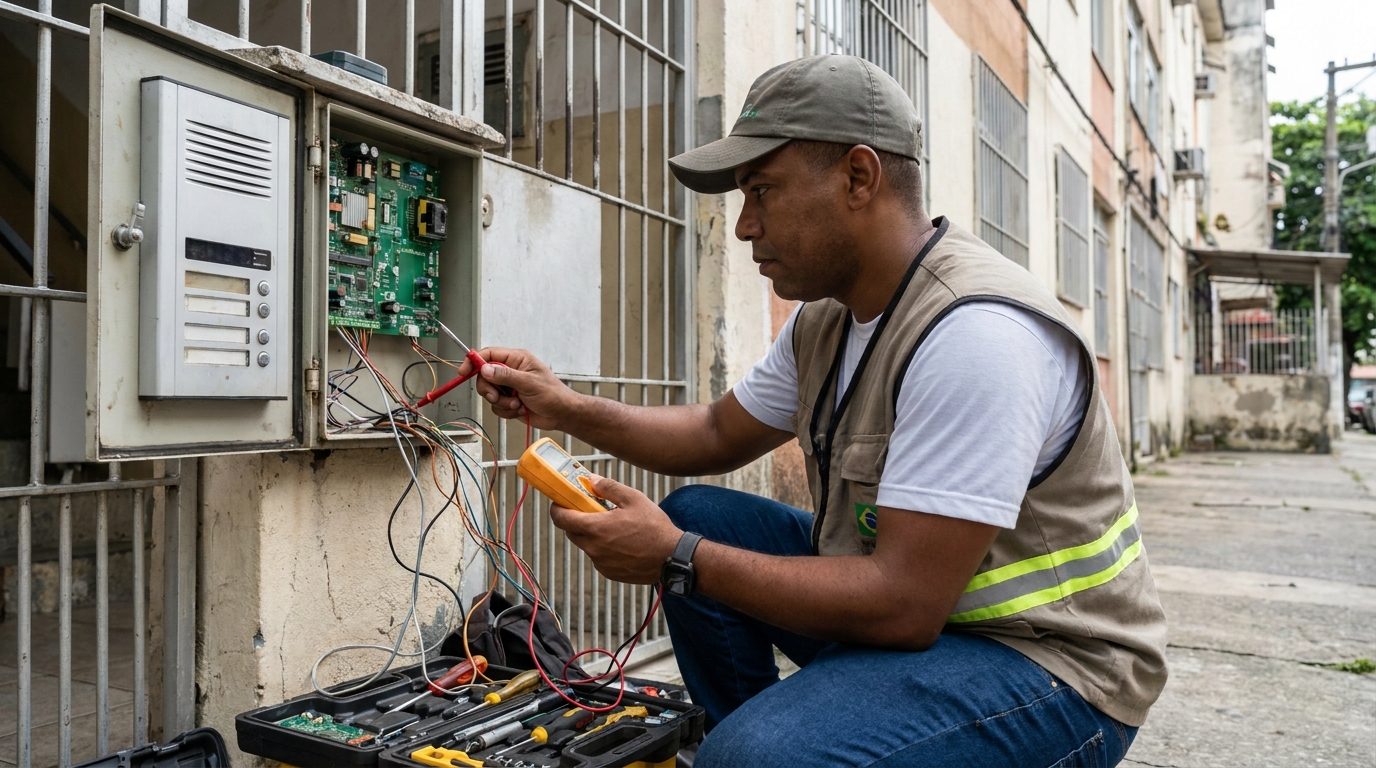 Reparo de Placa e Campainha em Antônio Zanaga, Americana‑SP