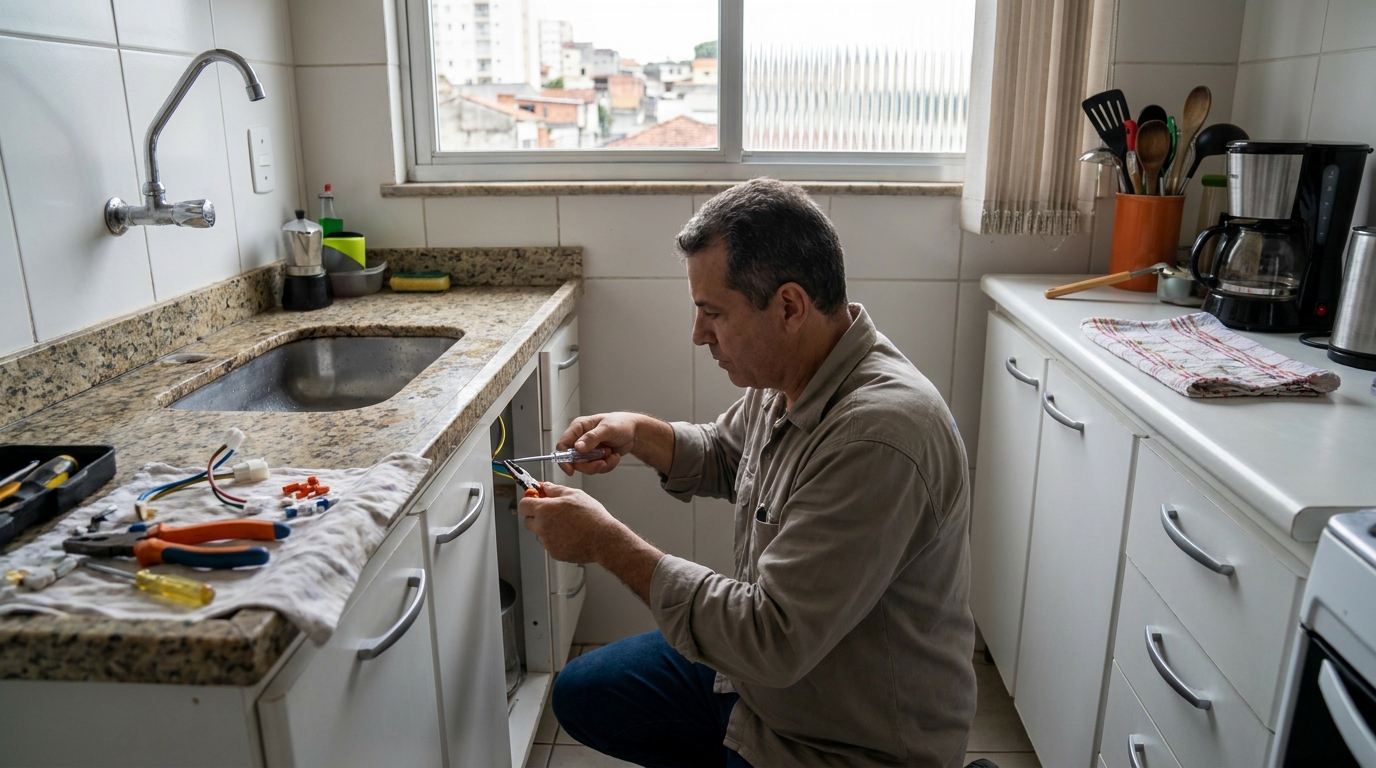 Troca de Torneira Elétrica no Centro, Americana‑SP